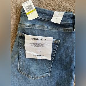 Good American Good Legs Distressed Ankle Skinny Jeans in Blue785 size 22